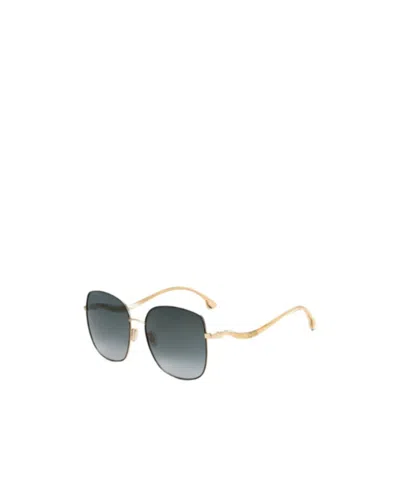 Jimmy Choo Square Sunglasses In Gray