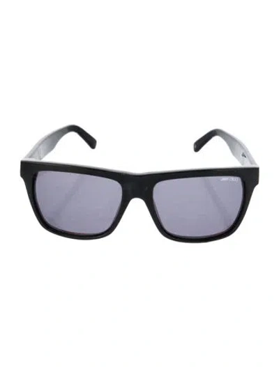Pre-owned Jimmy Choo Square Tinted Sunglasses In Black