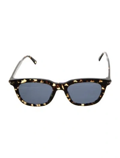 Pre-owned Jimmy Choo Square Tinted Sunglasses In Brown