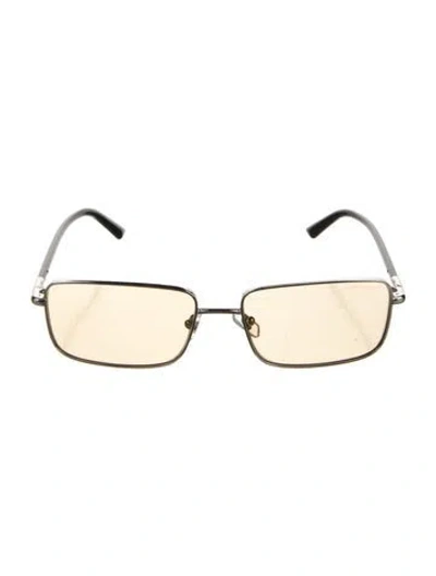 Pre-owned Jimmy Choo Square Tinted Sunglasses W/ Tags In Silver