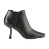 Jimmy Choo Square Toe Ankle Boots In Black