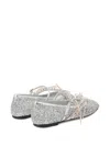 Jimmy Choo Square-toe Ballerina Shoes In Silver