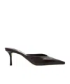 Jimmy Choo Square Toe High Heel Sandals In Black