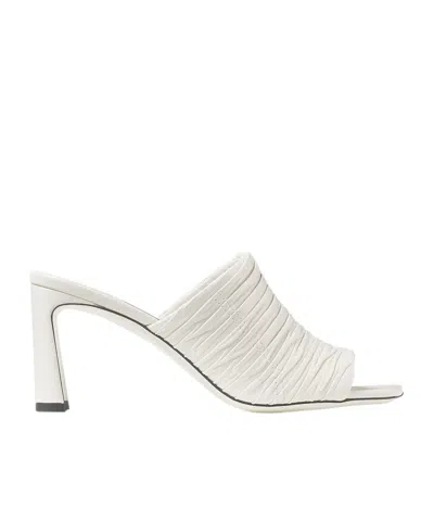 Jimmy Choo Square Toe High Heel Sandals In Latte