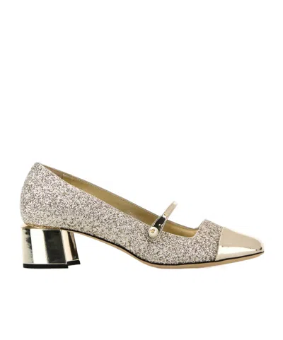 JIMMY CHOO JIMMY CHOO ELISA 45 GLITTER PUMPS