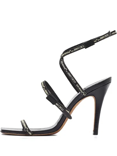 Pre-owned Jimmy Choo Square-toe Leather Sandals
