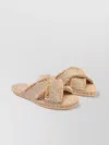 Jimmy Choo Aciel Woven Flat Sandals