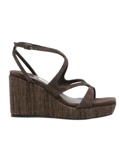 Jimmy Choo Square-toe High-heeled Sandals In Brown