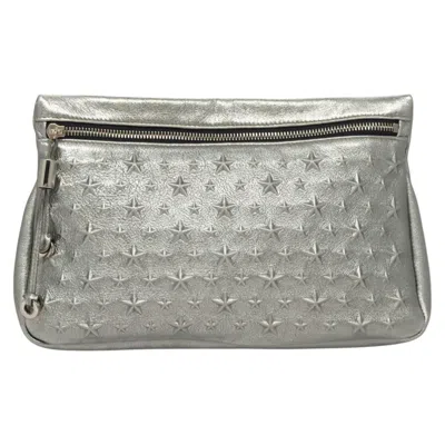 Pre-owned Jimmy Choo Star Studs Leather Clutch Bag ()