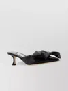 Jimmy Choo Flaca 50 Bow And Crystal-embellished Mesh And Suede Mules