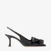 Jimmy Choo Pointed High Heel Sandals In Black