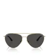 Jimmy Choo Womens Gold Jc4002b Pilot-frame Steel Sunglasses In Gold