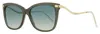 Jimmy Choo Steff Glitter Rectangular Sunglasses In Multi