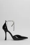 Jimmy Choo Stevie 100 Crystal-embellished Pumps In Patent Leather