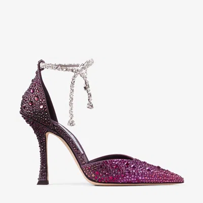 Jimmy Choo Stevie 100 In Purple
