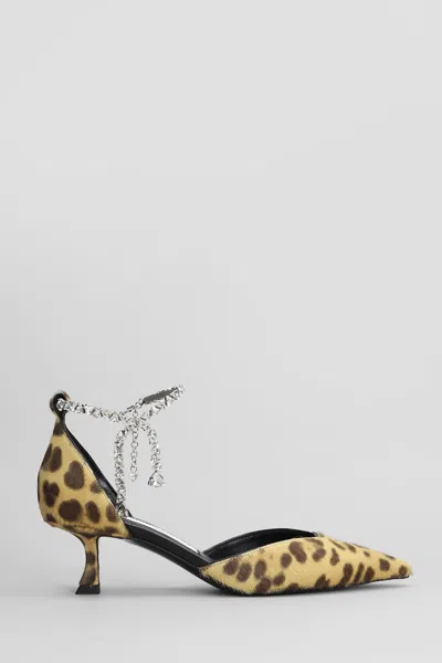JIMMY CHOO STEVIE 50 PUMPS IN ANIMALIER PONY SKIN