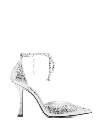 Jimmy Choo Stevie Metallic Heeled Pumps