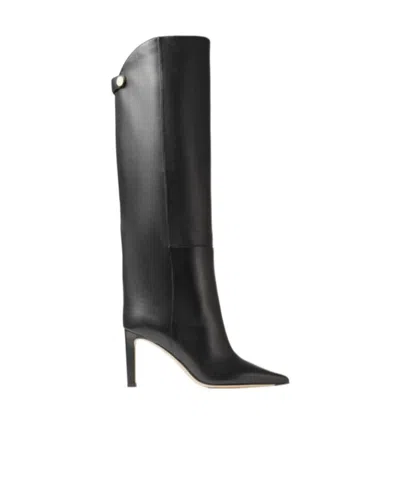 Jimmy Choo Stiletto Boots In Black