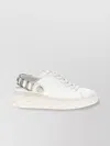 Jimmy Choo Diamond Maxi Crystal Leather Sneakers