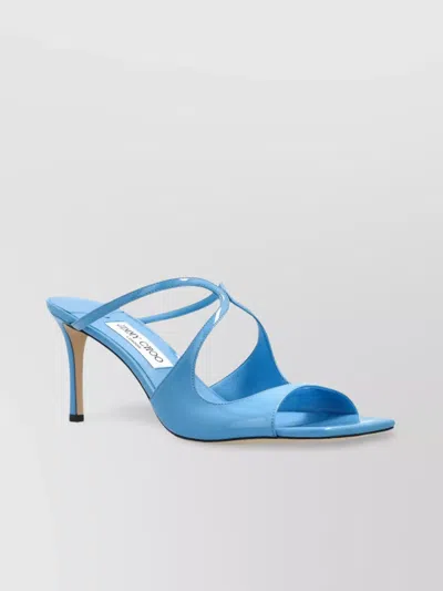 Jimmy Choo Strappy Square Toe Stiletto Sandals