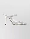 Jimmy Choo 100mm Bing Crystal-embellished Mules In Silver