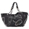 Jimmy Choo Studded Lola Hobo Bag In Black Lambskin Leather