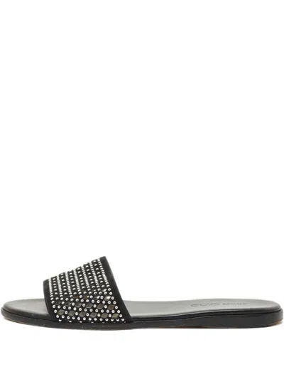 Pre-owned Jimmy Choo Studded Sandals In Black