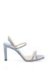 Jimmy Choo Woman Sandals Sky Blue Size 7 Leather In Light Blue