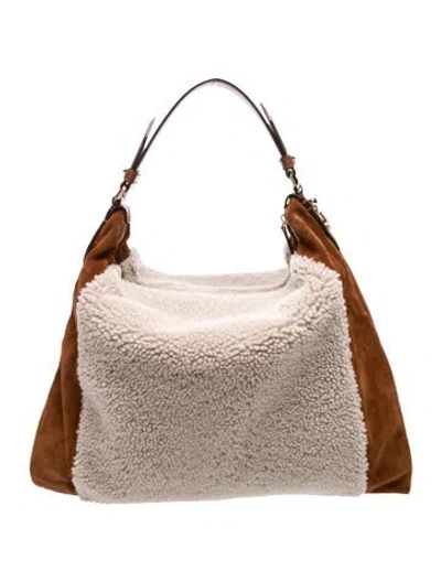 Pre-owned Jimmy Choo Suede Ana In Brown