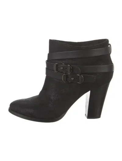 Pre-owned Jimmy Choo Suede Boots In Black