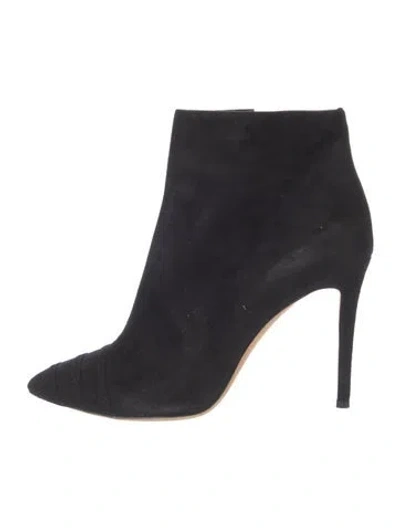 Pre-owned Jimmy Choo Suede Boots In Black