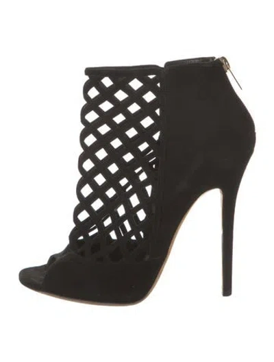 Pre-owned Jimmy Choo Suede Boots In Black