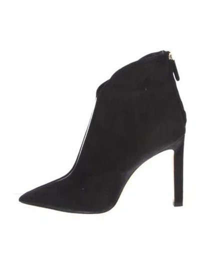 Pre-owned Jimmy Choo Suede Boots In Black