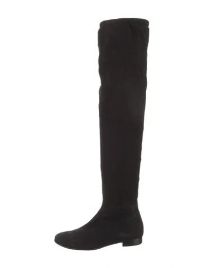 Pre-owned Jimmy Choo Suede Boots In Black