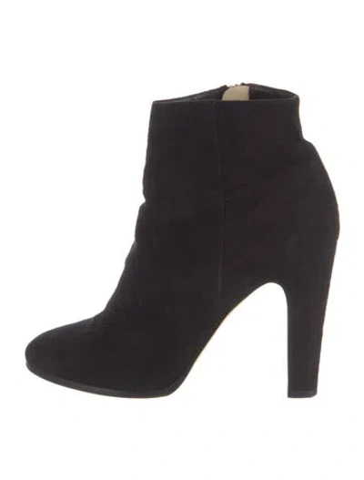 Pre-owned Jimmy Choo Suede Boots In Black