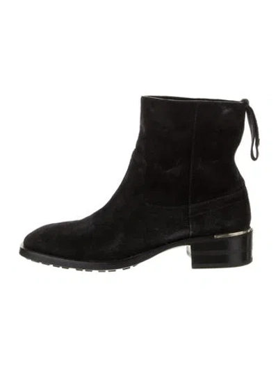 Pre-owned Jimmy Choo Suede Boots In Black