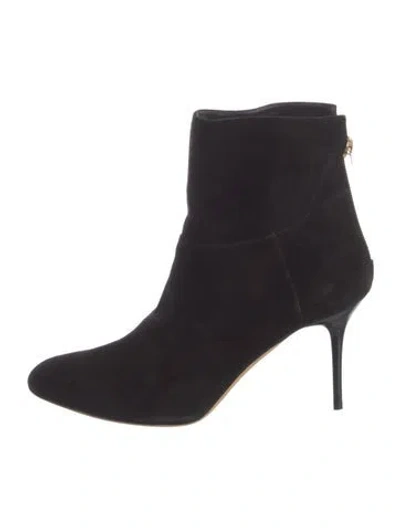 Pre-owned Jimmy Choo Suede Boots In Black