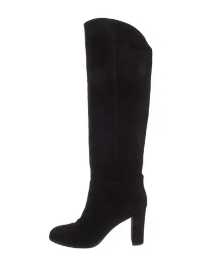 Pre-owned Jimmy Choo Suede Boots In Black
