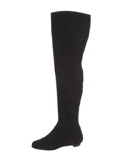 Pre-owned Jimmy Choo Suede Boots In Black