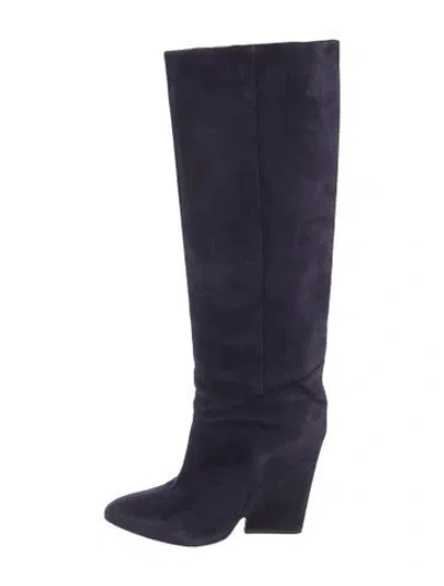 Pre-owned Jimmy Choo Suede Boots In Black