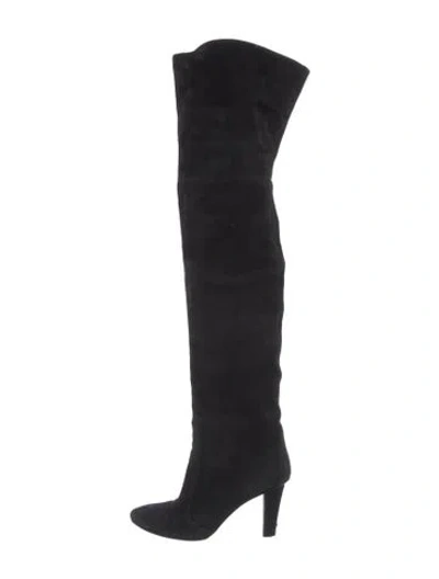 Pre-owned Jimmy Choo Suede Boots In Black