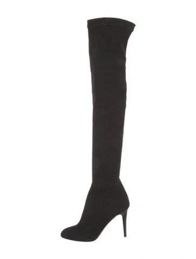 Pre-owned Jimmy Choo Suede Boots In Black