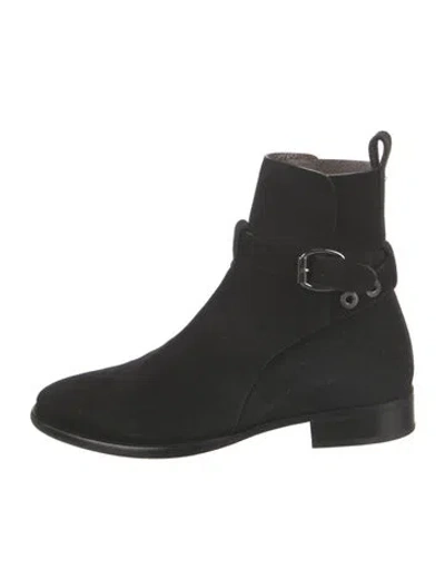 Pre-owned Jimmy Choo Suede Boots In Black