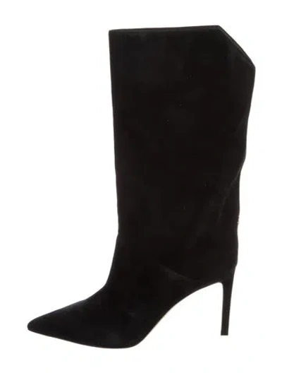Pre-owned Jimmy Choo Suede Boots In Black