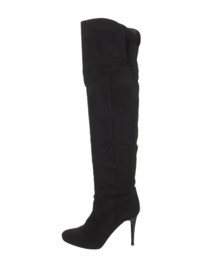 Pre-owned Jimmy Choo Suede Boots In Black