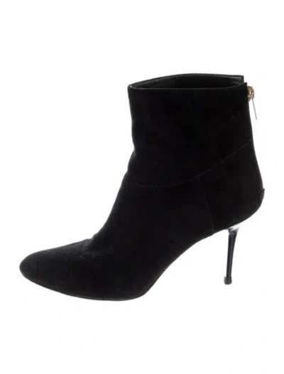 Pre-owned Jimmy Choo Suede Boots In Black