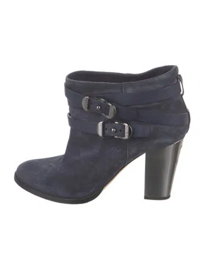 Pre-owned Jimmy Choo Suede Boots In Blue