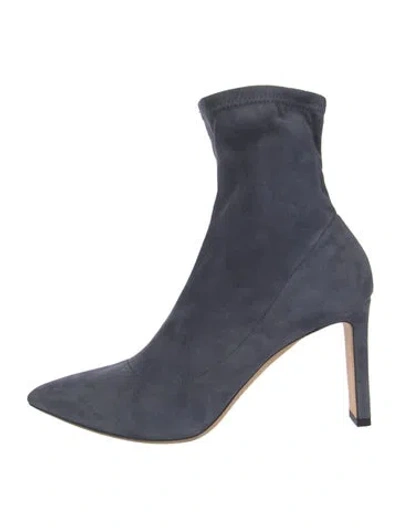 Pre-owned Jimmy Choo Suede Boots In Blue