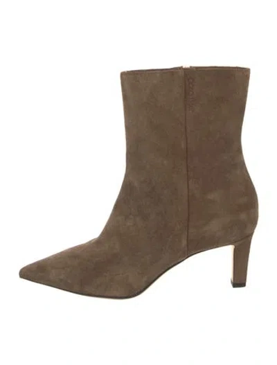 Pre-owned Jimmy Choo Suede Boots In Brown