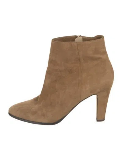 Pre-owned Jimmy Choo Suede Boots In Brown
